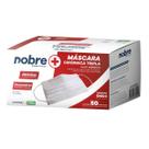 Máscara Tripla Cirúrgica C/elástico Caixa/50 unidades Nobre