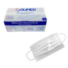 Máscara Tripla Com Elástico Olimed Caixa Com 50 Uni Máscara Tripla Com Elástico Olimed Caixa Com 50 Uni