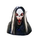 Máscara Vampire Latex Scary Headgear, fantasia de cosplay 30x30cm