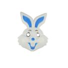 Máscara White Rabbit Full Face Cover Plastic Halloween Máscara White Rabbit Full Face Cover Plastic Halloween