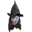 Máscara Witch Scary Night Halloween com resina de presas 170 g