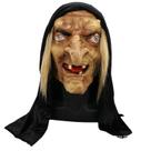 Máscara Witch Scary Old Witch Halloween, resina de cosplay 29 cm