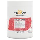 Máscara Yellow Color Care 1 litro Alfaparf Para Cabelos Coloridos Hidrata Nutre Brilho e Controla o Frizz