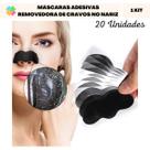 Máscaras Adesivas Removedora de Cravos no Nariz (20 Und) Máscaras Adesivas Removedora de Cravos no Nariz (20 Und)