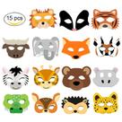 Máscaras de animais para crianças Máscaras de papel para cosplay de animais de desenho animado