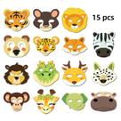 Máscaras de animais selvagens Paper Safari para crianças (23x19,6 cm) Máscaras de animais selvagens Paper Safari para crianças (23x19,6 cm)