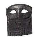 Máscaras de cosplay de renda veneziana em PVC preto para festa de Halloween