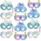 Máscaras de cosplay Mermaid para crianças Minatee, 24 unidades com 4 estilos