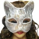 Máscaras de festa bordadas de renda sexy com raposa e gato p