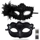 Máscaras de máscaras AYNKH Couple com brilhos faciais para homens e mulheres