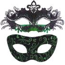 Máscaras de máscaras SIQUK Couple Venetian Mardi Gras Halloween