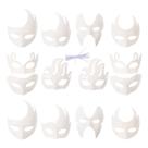Máscaras de papel branco DIY Máscara em branco LIFKOME 14 unidades para cosplay