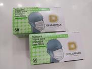 Máscaras descartáveis Descarpack 50 un