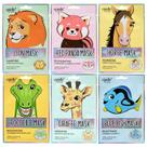Máscaras Faciais Epielle Animal Spa Coreana - 6 Unidades - Todos os Tipos de Pele