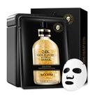 Máscaras Faciais Hidratantes GUOYAOLIFU 24K Ouro - 10 Unidades