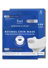 Máscaras Faciais Hidratantes Rael Retinol Chin Mask - Kit com 5 Unidades