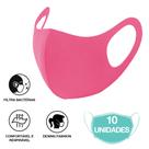 Máscaras Não Descartáveis de Neoprene Rosa Unissex 10 un