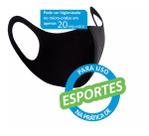 Máscaras Proteção P Prática D Esportes Trifield Esportiva unissex leve prática exercícios Kit Com 5