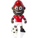 Mascote Oficial Internacional Colorado Boneco Colecionavel 12cm Uniforme Vermelho com Bola Mascote Oficial Internacional Colorado Boneco Colecionavel 12cm Uniforme Vermelho com Bola
