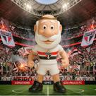 Mascote São Paulo Camisa 1 Boneco Colecionável Oficial Licenciado