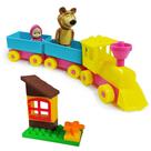 Masha E O Urso Trenzinho Com Blocos - Monte Líbano