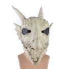 Mask Dragon Skeleton Headgear Latex Face Cosplay
