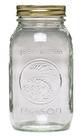 Mason Jars Ball Golden Harvest Vintage Fruit 1L (pacote com 12)