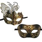 Masquerade Masquerade Masquerade Pair Fantasia de Mardi Gras para casais
