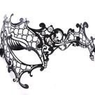 Masquerade Masquerade Masquerade, renda preta, strass, metal, conjunto de 2