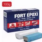Massa Adesiva Epóxi Fort Epóxi Cola Secagem Rápida 50g ou 100g