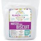 Massa Biscuit Planeta das artes Branca 1kg