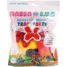 Massa de EVA Criativa Transporte com Molde 60G Pacote