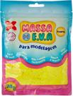 Massa de eva Make+ amarelo 50g