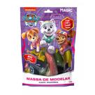 Massa de modelar 12 cores 6 moldes 2 itens - patrulha canina