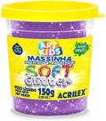 Massa De Modelar 150gr Glitter Acrilex Soft Violeta 207 MASSA DE MODELAR 150GR GLITTER ACRILEX SOFT VL 207 Massa De Modelar 150gr Glitter Acrilex Soft Violeta 207 MASSA DE MODELAR 150GR GLITTER ACRILEX SOFT VL 207