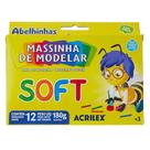 Massa de Modelar 180g Soft c 12 Cores Acrilex