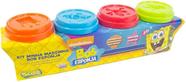 Massa de Modelar Bob Esponja, 4 Potes, Sunny