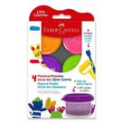 Massa De Modelar Com Brilho Neon Supermacia 4 Peças Little Creatives Faber-castell Massa De Modelar Com Brilho Neon Supermacia 4 Peças Little Creatives Faber-castell