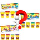 Massa de modelar play-doh com 4 potes sortido - hasbro g0861