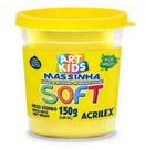 Massa de Modelar Soft Acrilex Amarelo Limão 150g