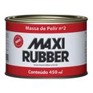 MASSA DE POLIR Nº2 490G MAXI RUBBER POLIMENTO AUTOMOTIVO CORTE MÉDIO REMOÇÃO DE RISCOS E IMPERFEIÇÕES