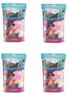 Massa Eva 20 Cores Para Modelar Make+ Kit 4 Pacotes de 250g