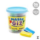 Massa Giz Modelar 6 Cores 100g Acrilex 07710