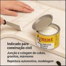 Massa Ibere Branca Lata 400g. Cola Cuba Pia Bancada Banheiro Cozinha