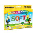 Massa modelar soft 12 unid acrilex
