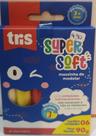 Massa modelar tris super soft 6 cores cx