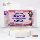 Massa para biscuit 90g vermelho vivo
