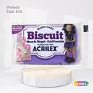 Massa para biscuit 90g violeta