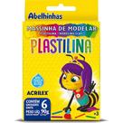 Massa para Modelar Plastilina com 06 Cores 90G - Pacote com 12