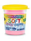 Massa Para Modelar Soft 150G.Rosa Bebe Bs Amido